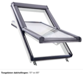 Designo R4 tuimelvenster hout-alu met isolerend glas Ug 1.0